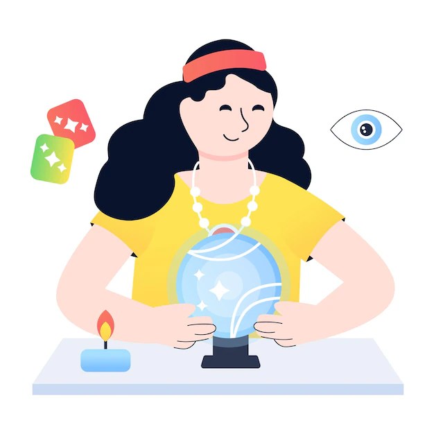 Premium Vector Modern Flat Vector Of Future Prediction
