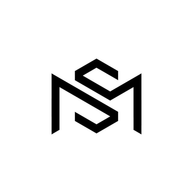 Premium Vector | Ms logo design