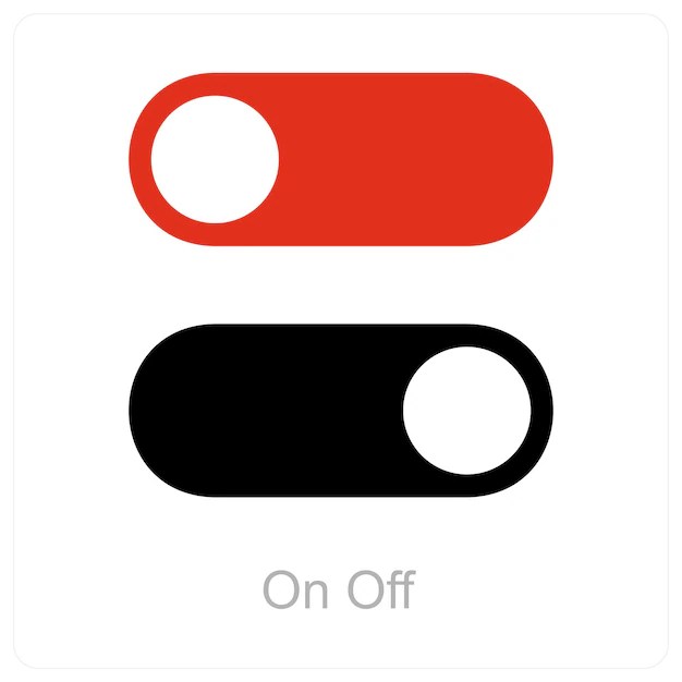 Premium Vector | On Off