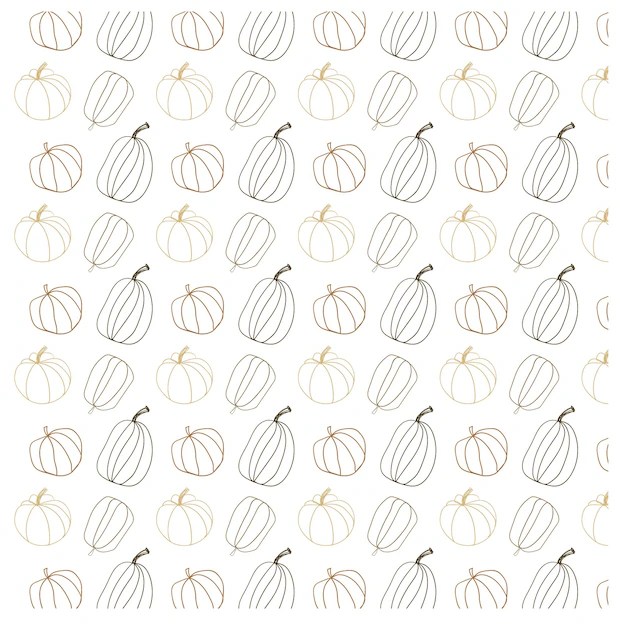 Premium Vector Pumpkin pattern vector