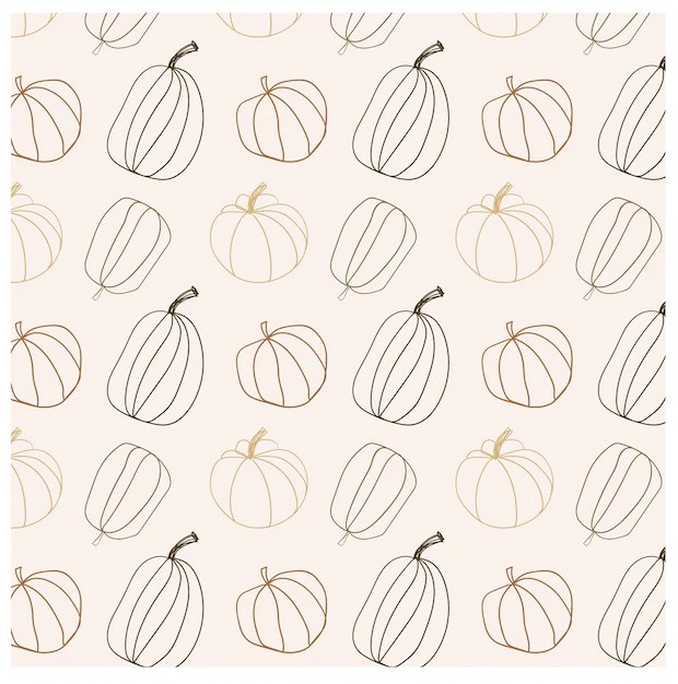 Premium Vector Pumpkin pattern vector