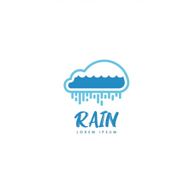 Premium Vector Rain logo
