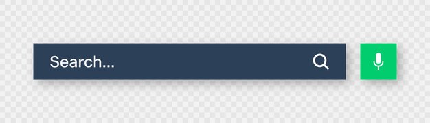 検索バー テンプレート 検索ボックス アドレス バーとテキスト フィールドを備えたインターネット ブラウザ エンジン web アイコンと