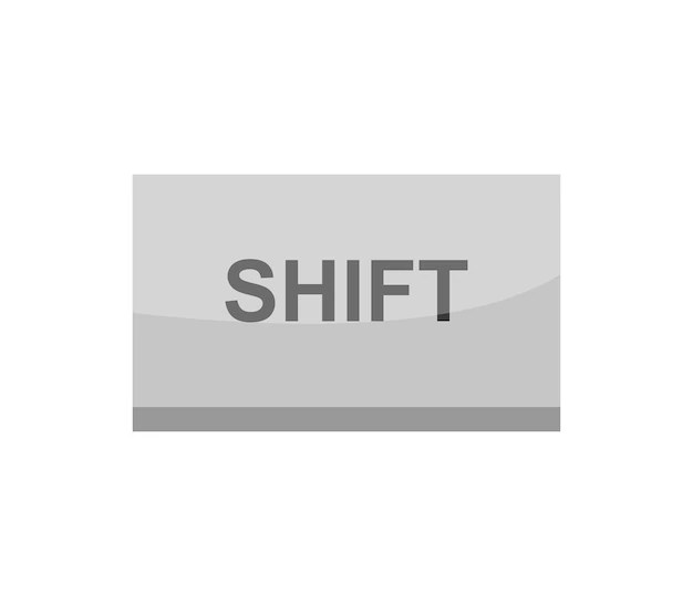 Premium Vector Shift button