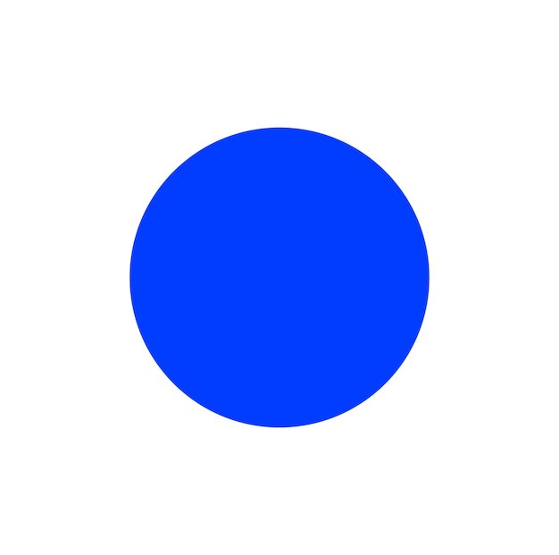 Premium Vector A solid green dot vector shape