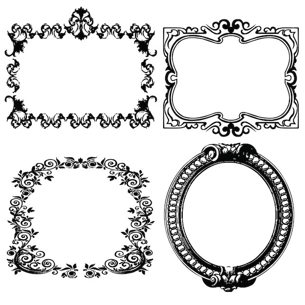 Premium Vector Stylish frames