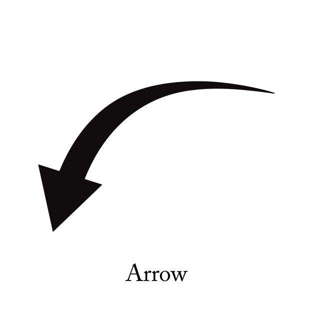 Premium Vector Thin to thick arrow