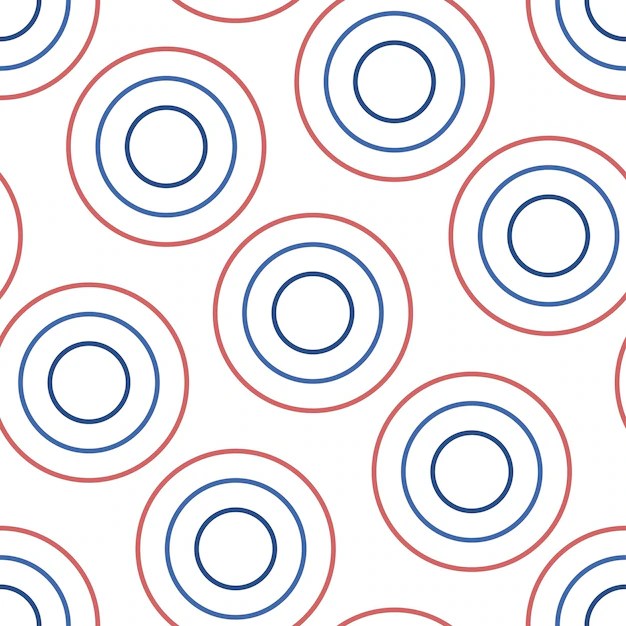 Premium Vector Vector circle seamless pattern