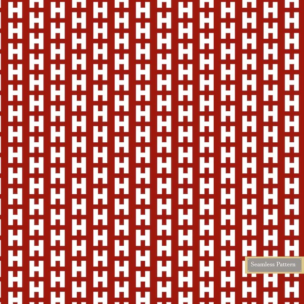 Premium Vector Vector vector red seamless pattern retro pattern