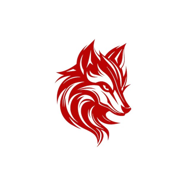 Premium Vector Wolf logo design vector template