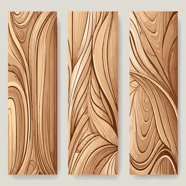 Premium Vector Wood pattern vector