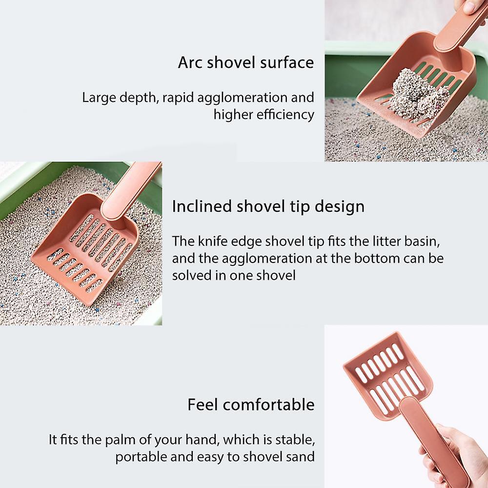 Large Cat Litter Scoop 2in1 Universal Litter Scoop Holder,HandsFree