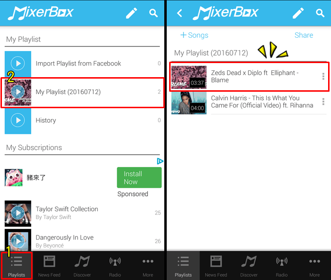 【Free APP】Best MV Player APP Mixer Box (For iOS & Android) Fsticker