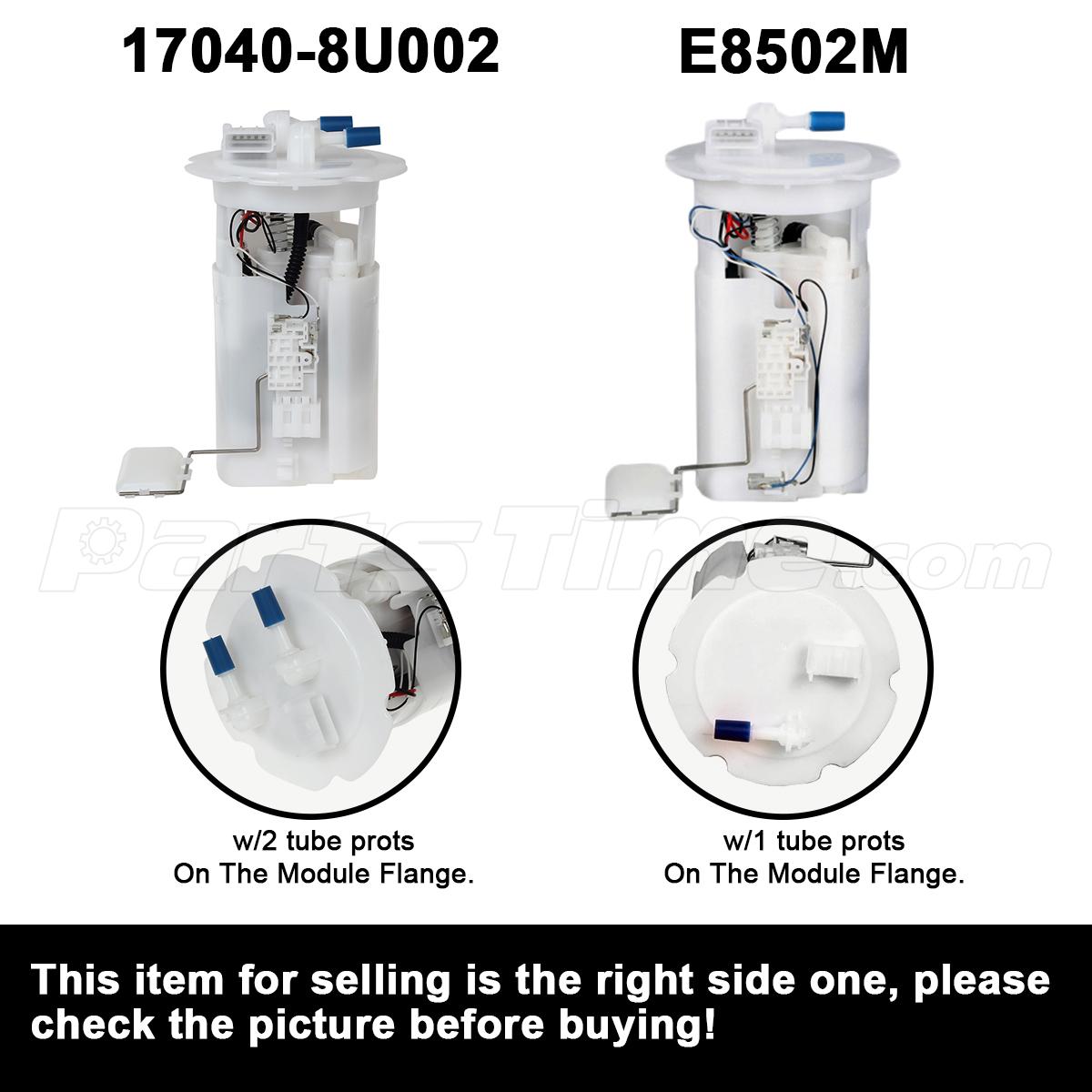 POWERCO E8502M Electric Gas Fuel Pump Module Assembly With