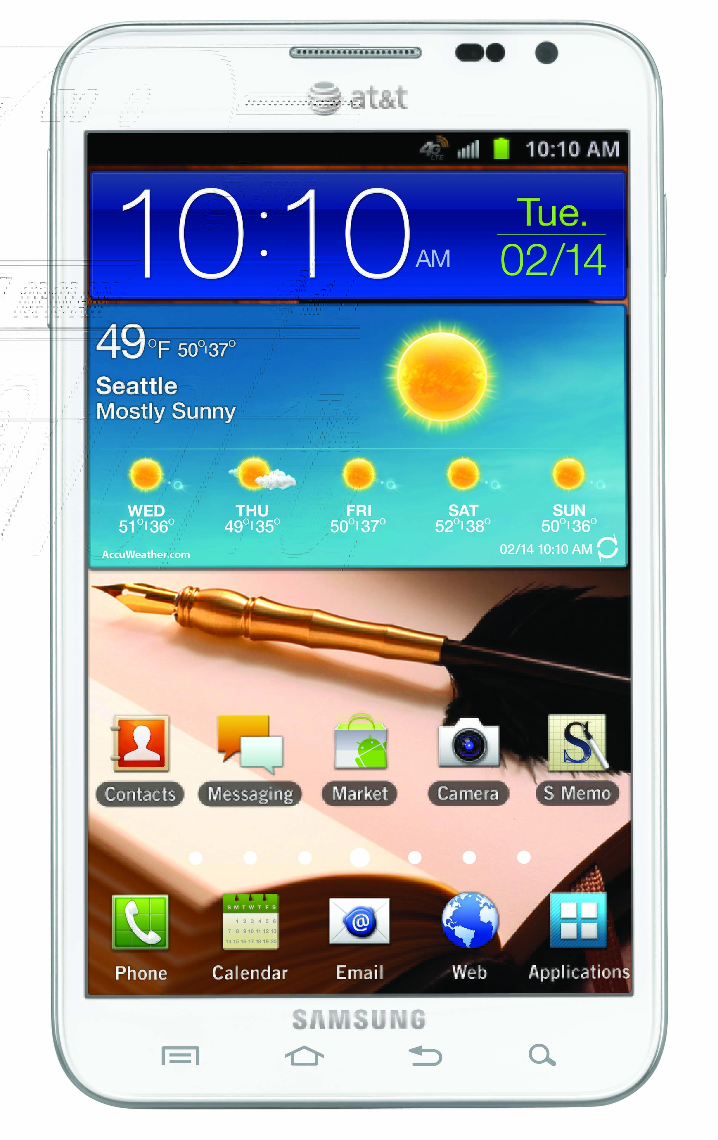 Samsung Galaxy Note AT&T Full Specifications And Price Details Gadgetian
