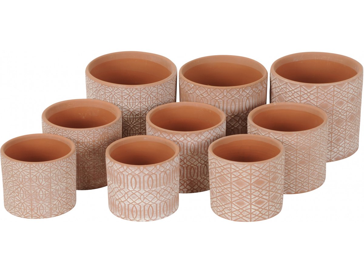 Terracotta Planter Sets, 3a 51353 Homeware / Jugs & Vases