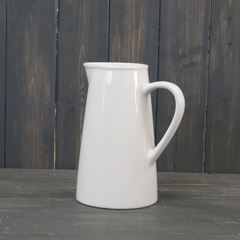 White Ceramic Jug, 20cm 55113 Interior Decor / Home Accessories