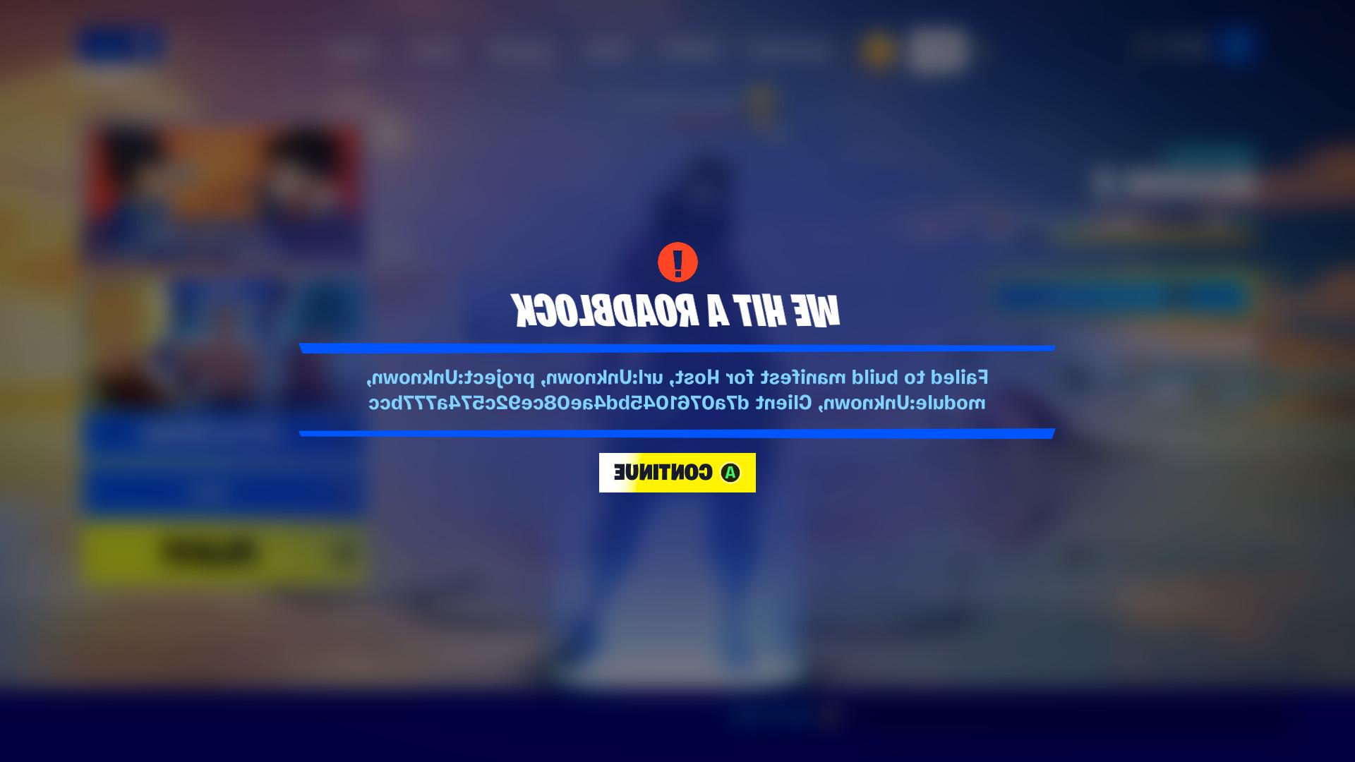 Fortnite failed to build a manifest for a host Explained Game News 24