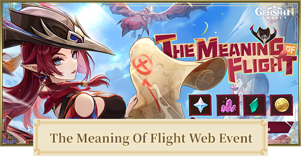 Genshin | The Meaning Of Flight Web Event Guide - GameWith