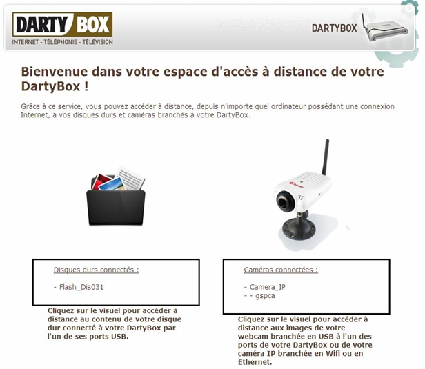 DartyBox accès à distance et vidéosurveillance