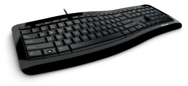 Microsoft Comfort Curve 3000 clavier ergonomique abordable