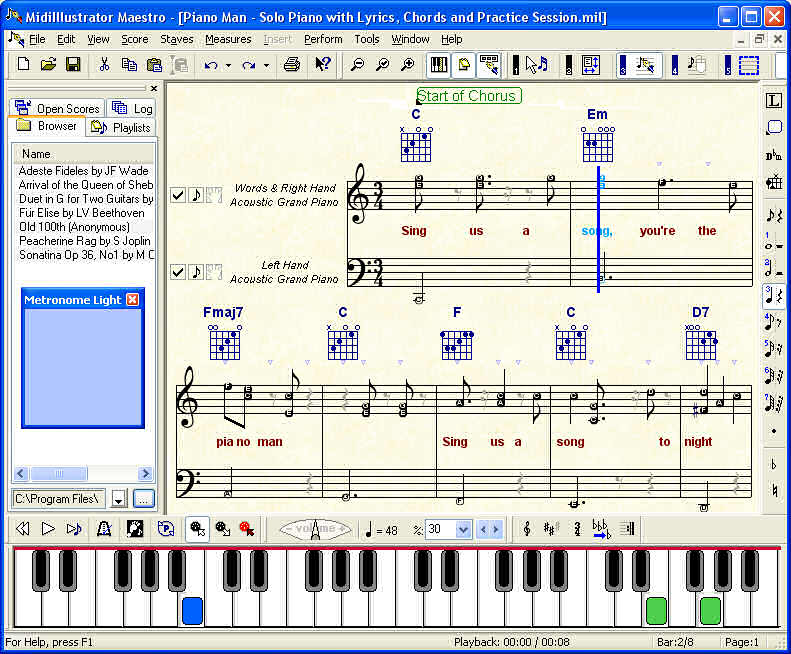 Télécharger MidiIllustrator convertir les fichiers audio MIDI en