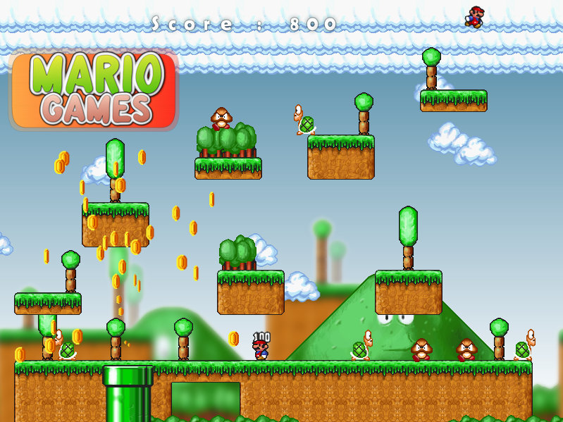 Télécharger Mario Games une aventure du célèbre plombier Mario