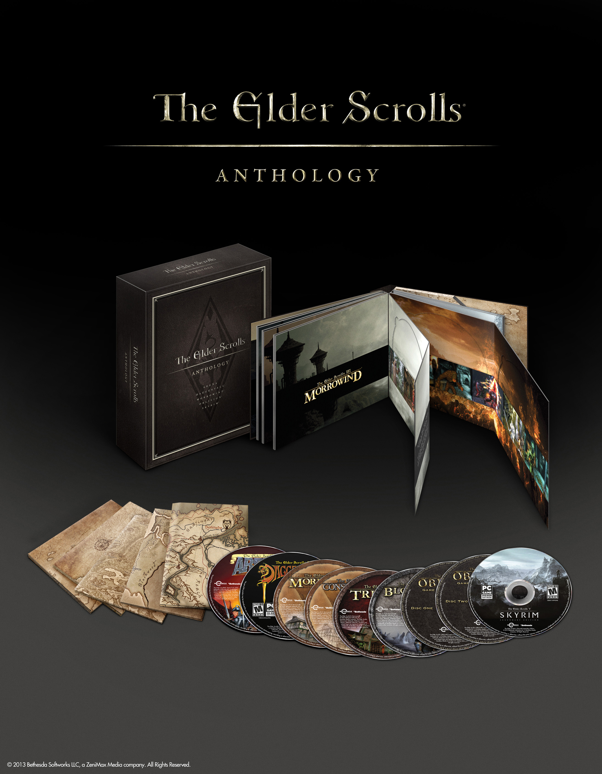 The Elder Scrolls Anthology tous les jeux dans un coffret sur PC