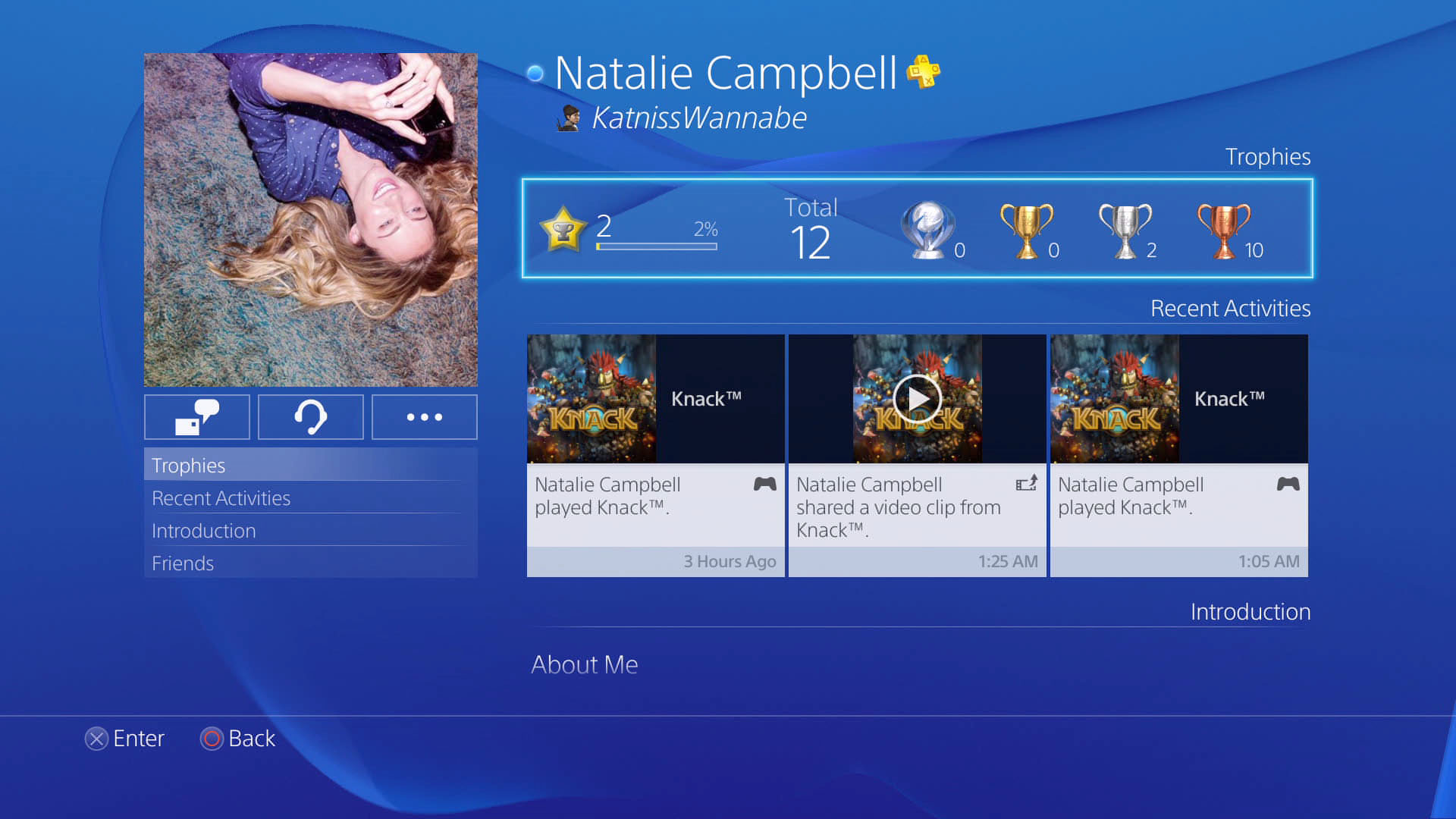 PlayStation 4 menus de l'interface en vidéo et images