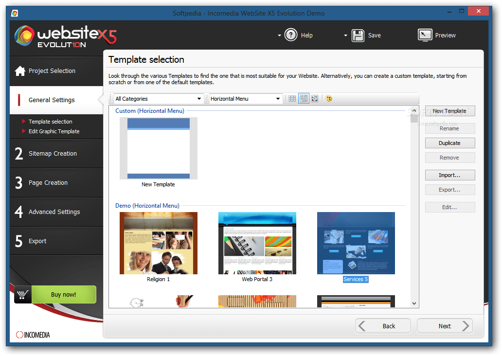 Télécharger Website X5 Evolution un assistant pour créer un joli site