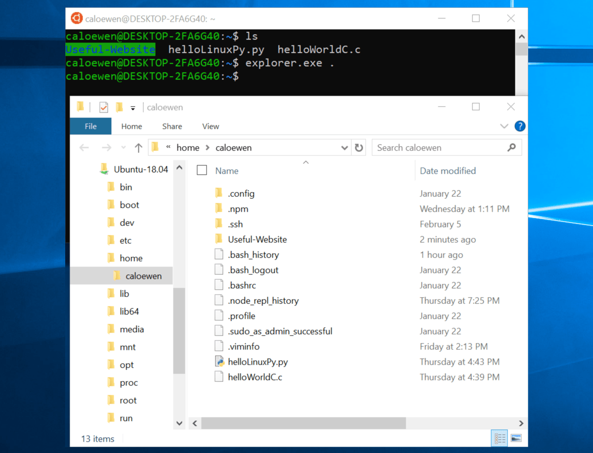 Windows 10 l'Explorateur de fichiers pour l'accès aux
