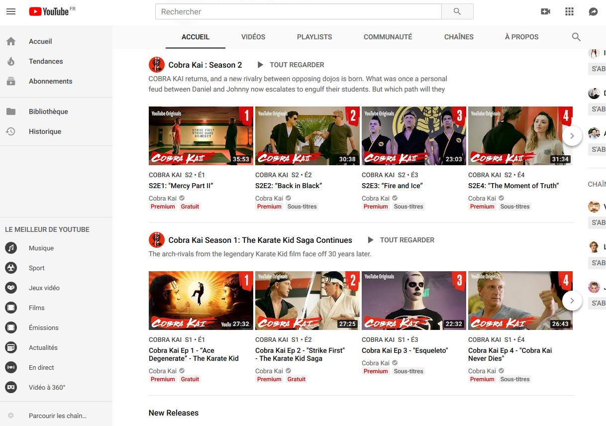 YouTube Originals des séries seront disponibles gratuitement