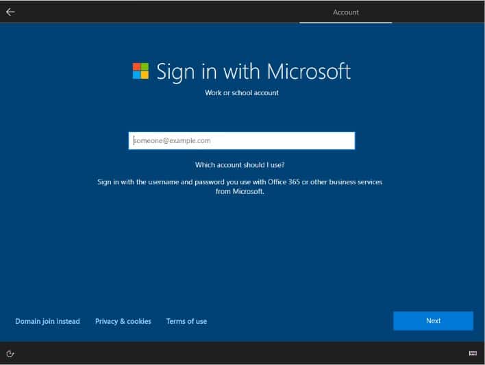 Microsoft la création de compte local pour Windows 10 devient complexe