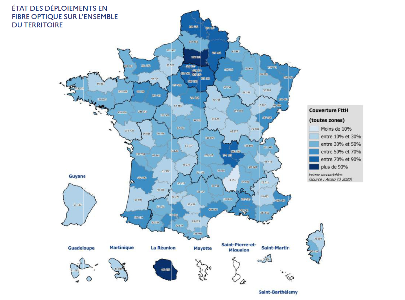 Pain Points De La Carte France Fibre Optique Déploiement de la fibre optique l'État débloque 570 millions d'euros