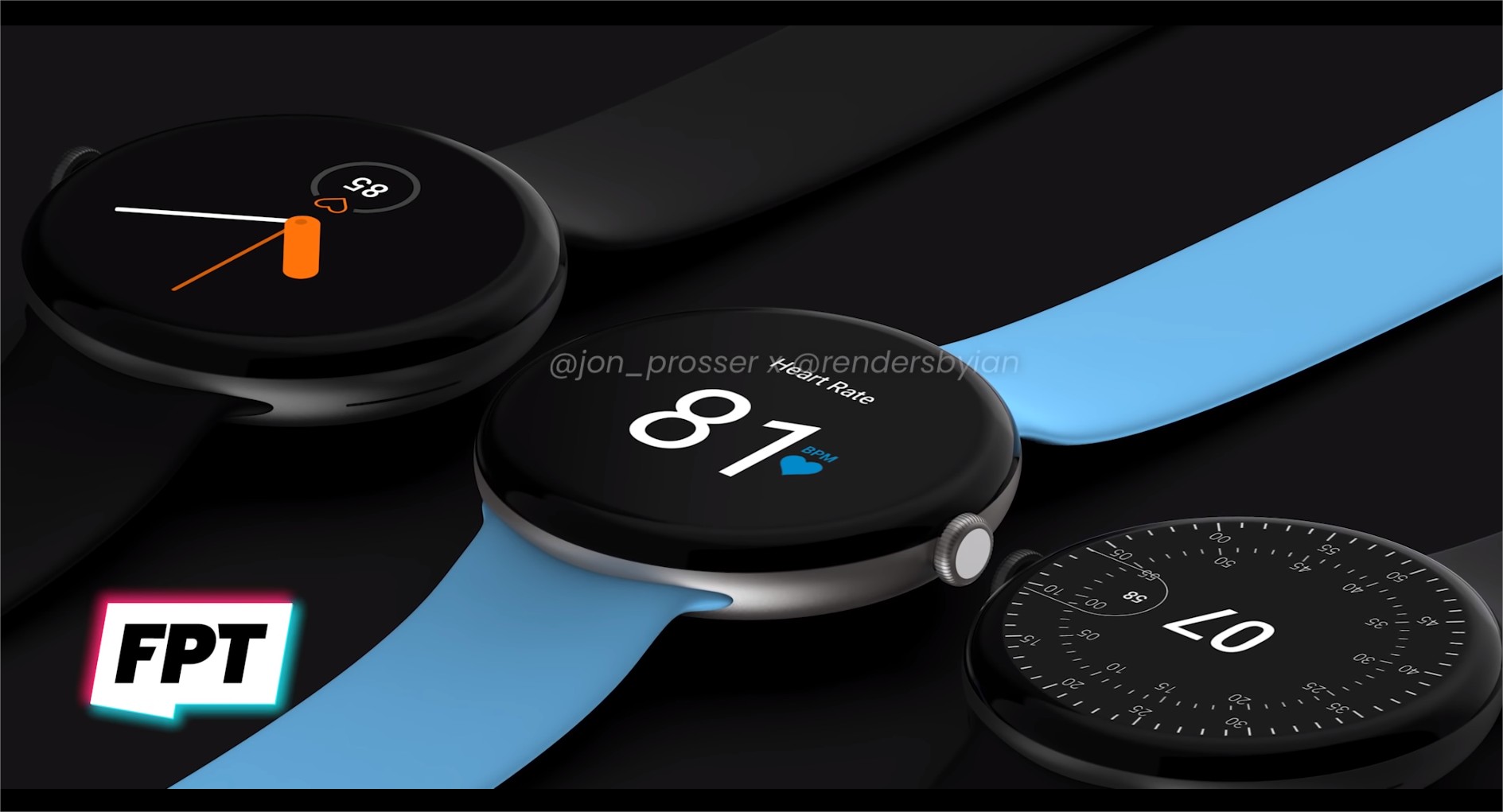 Pixel Watch la montre connectée de Google s'affiche dans de sublimes