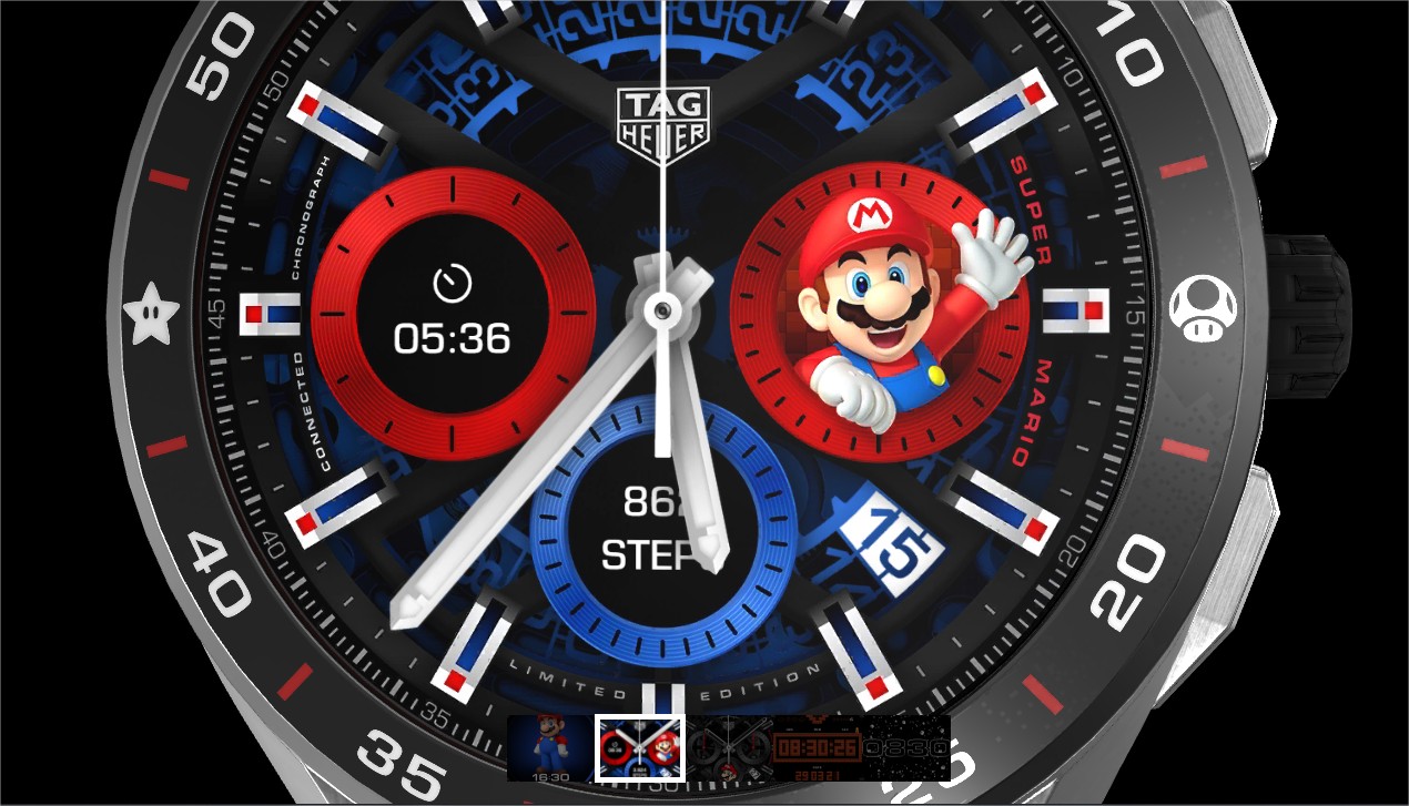 Tag Heuer lance sa montre connectée édition spéciale Super Mario