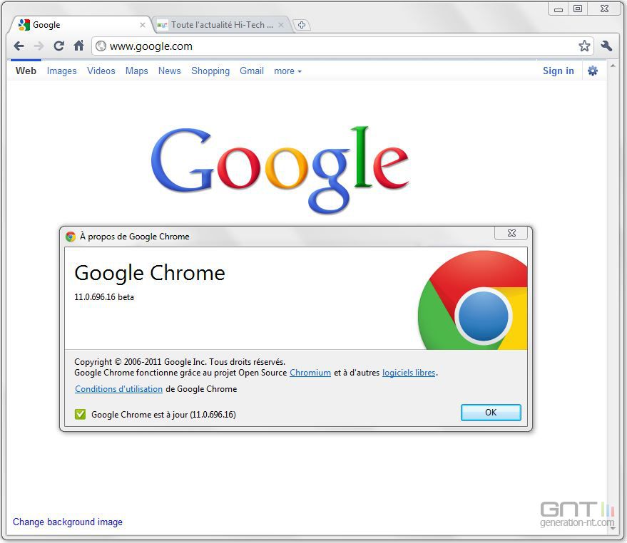 Google Chrome 11 en bêta avec reconnaissance vocale HTML5