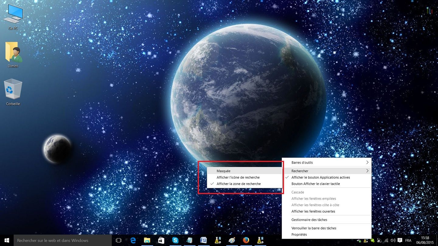 Enlever Cortana du bureau de Windows 10 trucs, astuces et HowTo pour optimiser Windows
