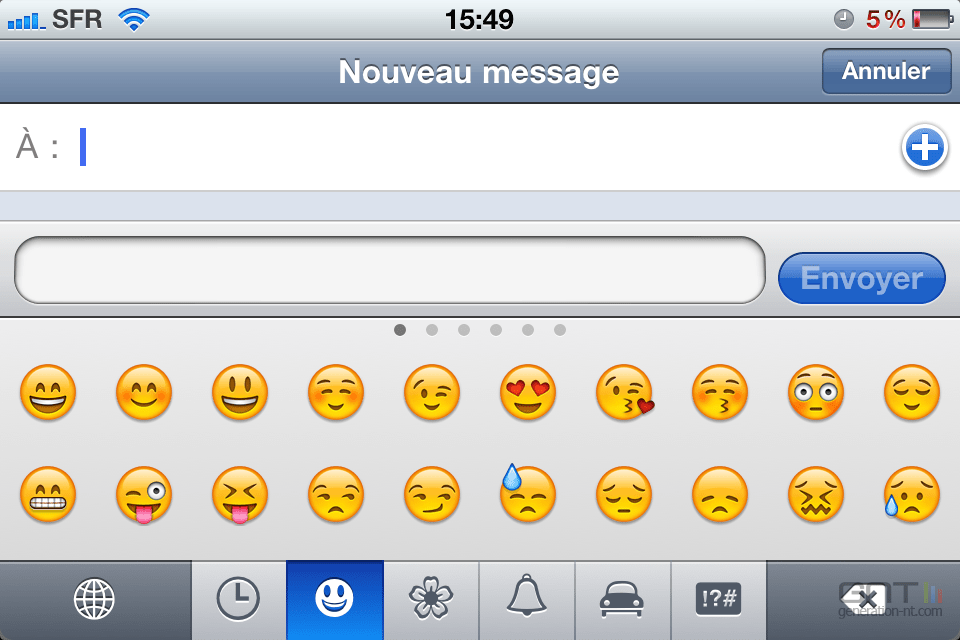 Ajouter les smileys à votre clavier virtuel sous iOS trucs, astuces