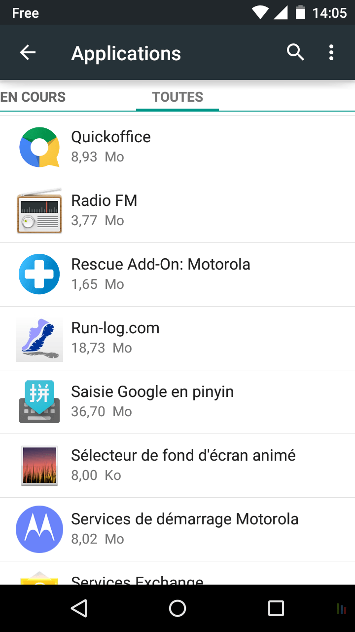 Cacher les applications intégrées à Android trucs, astuces et HowTo