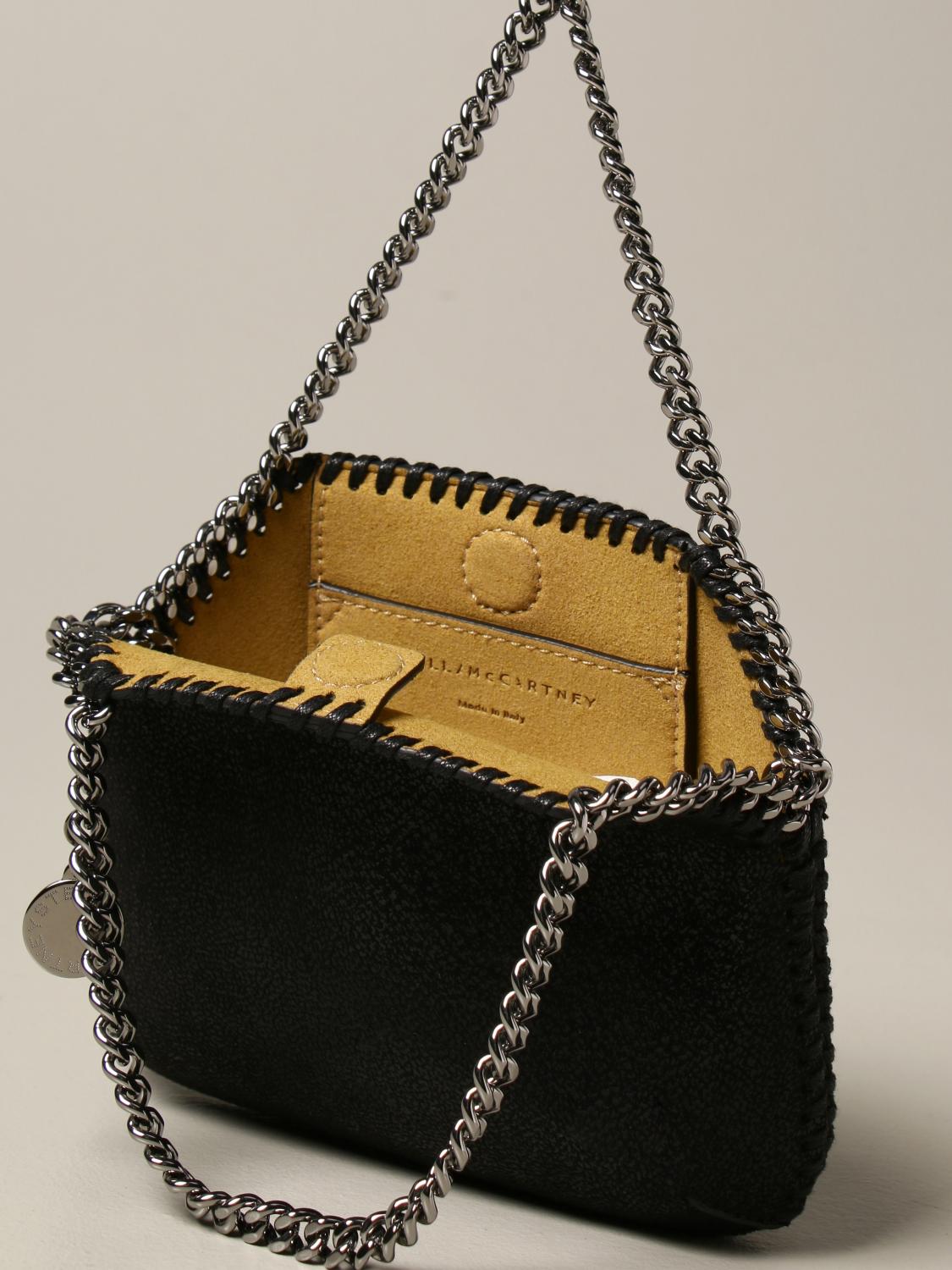 STELLA MCCARTNEY Falabella bag with chain Mini Bag Stella Mccartney Women Black Mini Bag