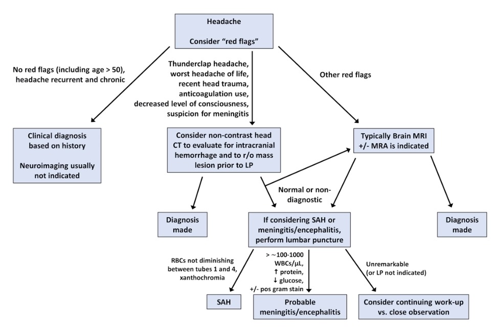 Headache Evaluation Algorithm By Dr. Eric Strong GrepMed