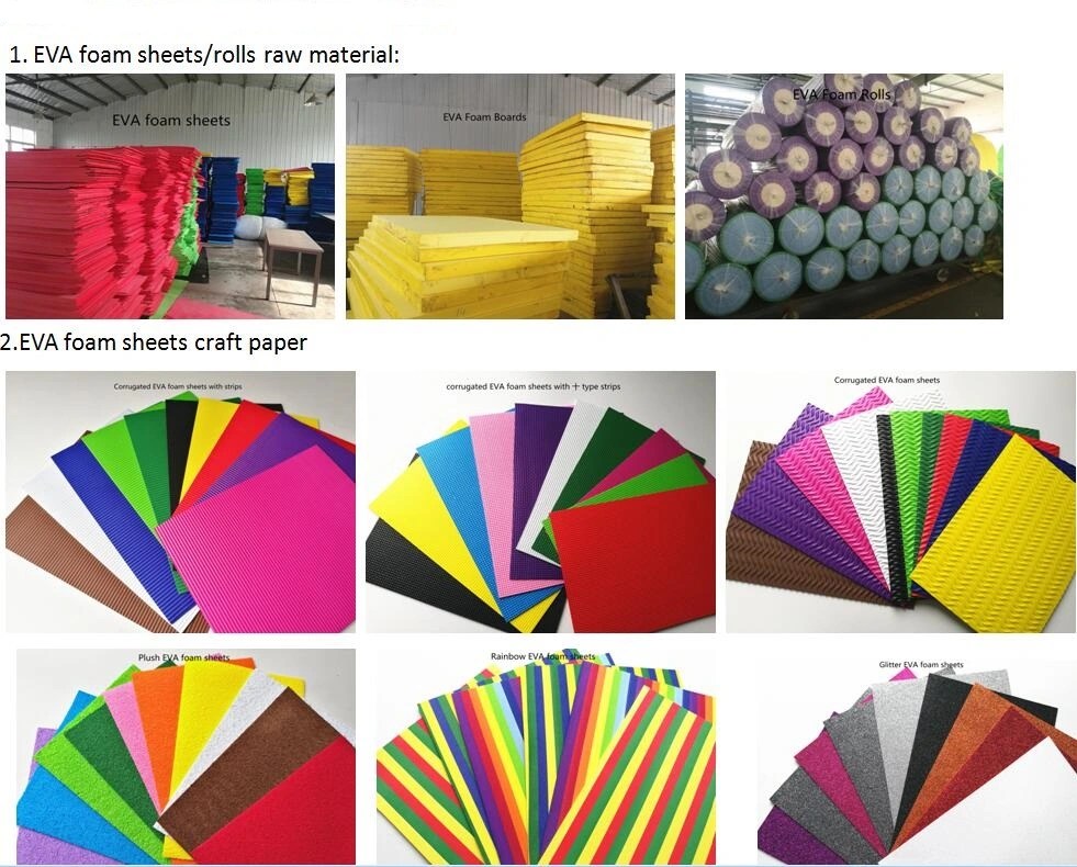 Odorless And Nontoxic EVA Foam Rubber Sheet Floor Mat Foam Material