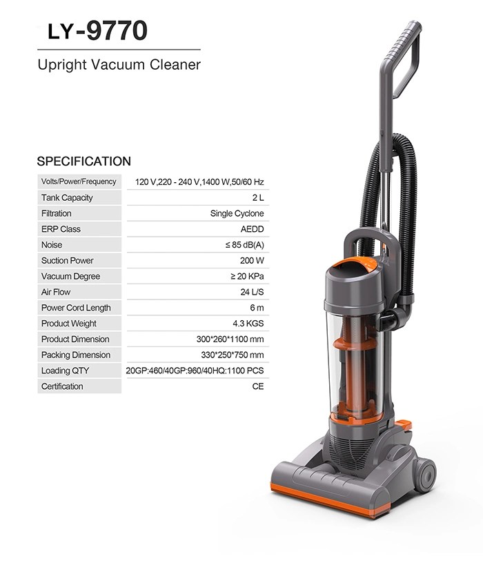 Fast And Powerful Upright Vacuum Cleaner