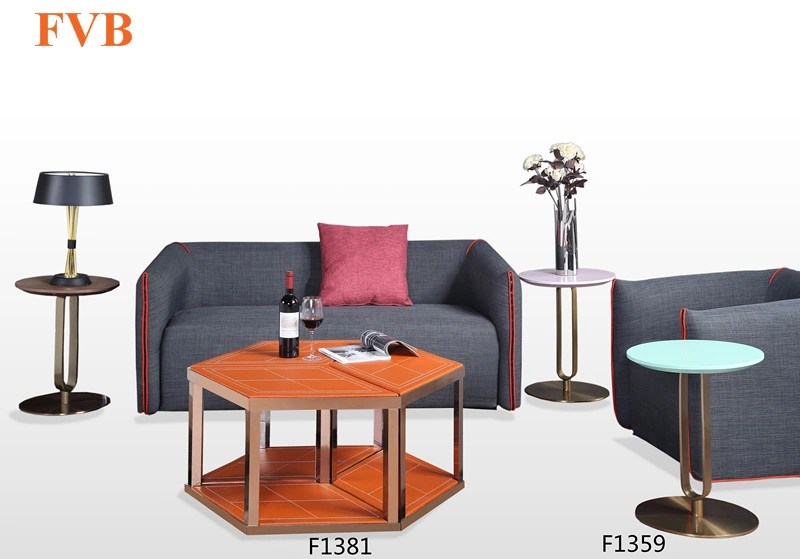 Rose Gold Base Round Black Tempered Glass Coffee Table