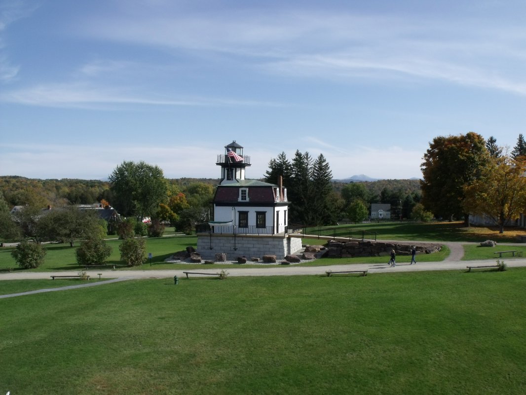1871 Colchester Reef Lighthouse Shelburne Museum, VT Landlocked