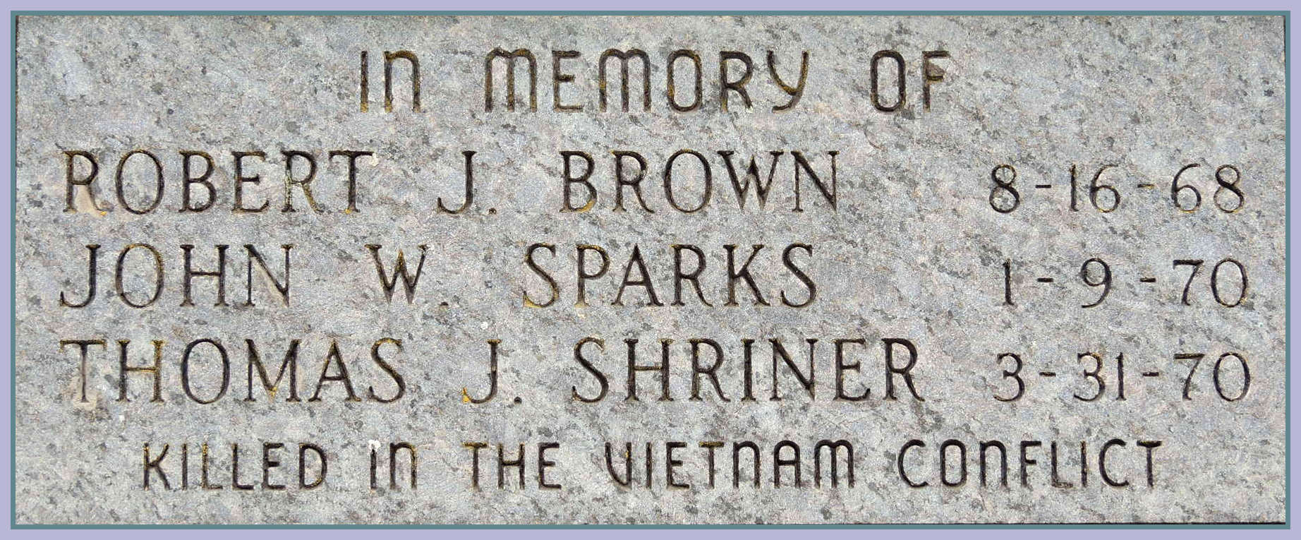 Vietnam War Memorial, Public Library, Kettle Falls, WA, USA Vietnam