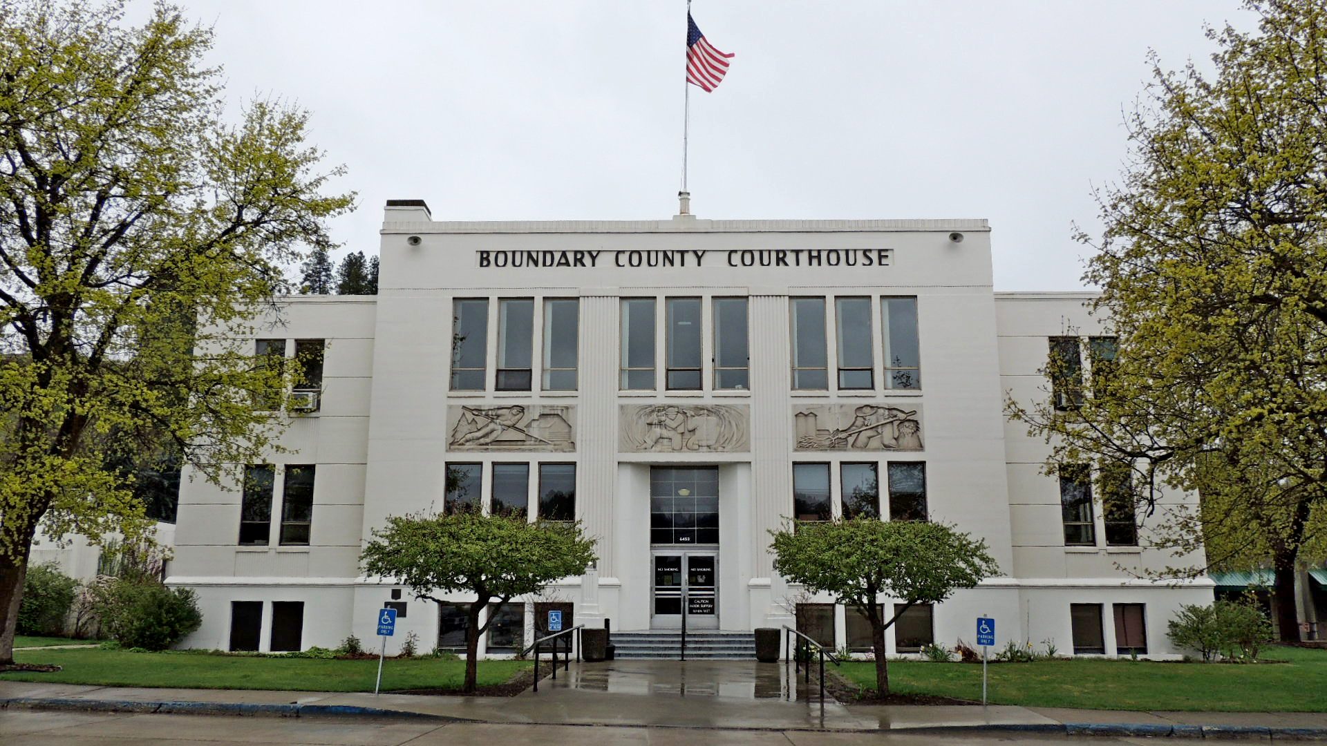Boundary County Courthouse Bonners Ferry, ID Art Deco Art Nouveau