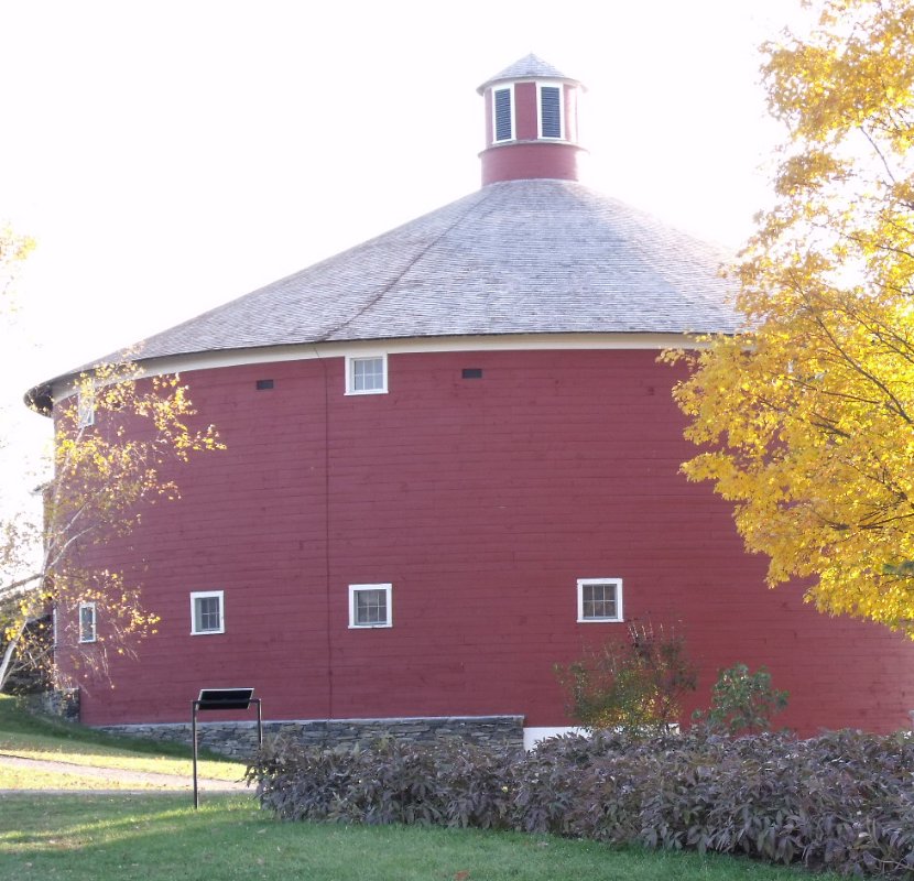 The 1901 Round Barn Shelburne Museum, VT OddShaped Buildings on