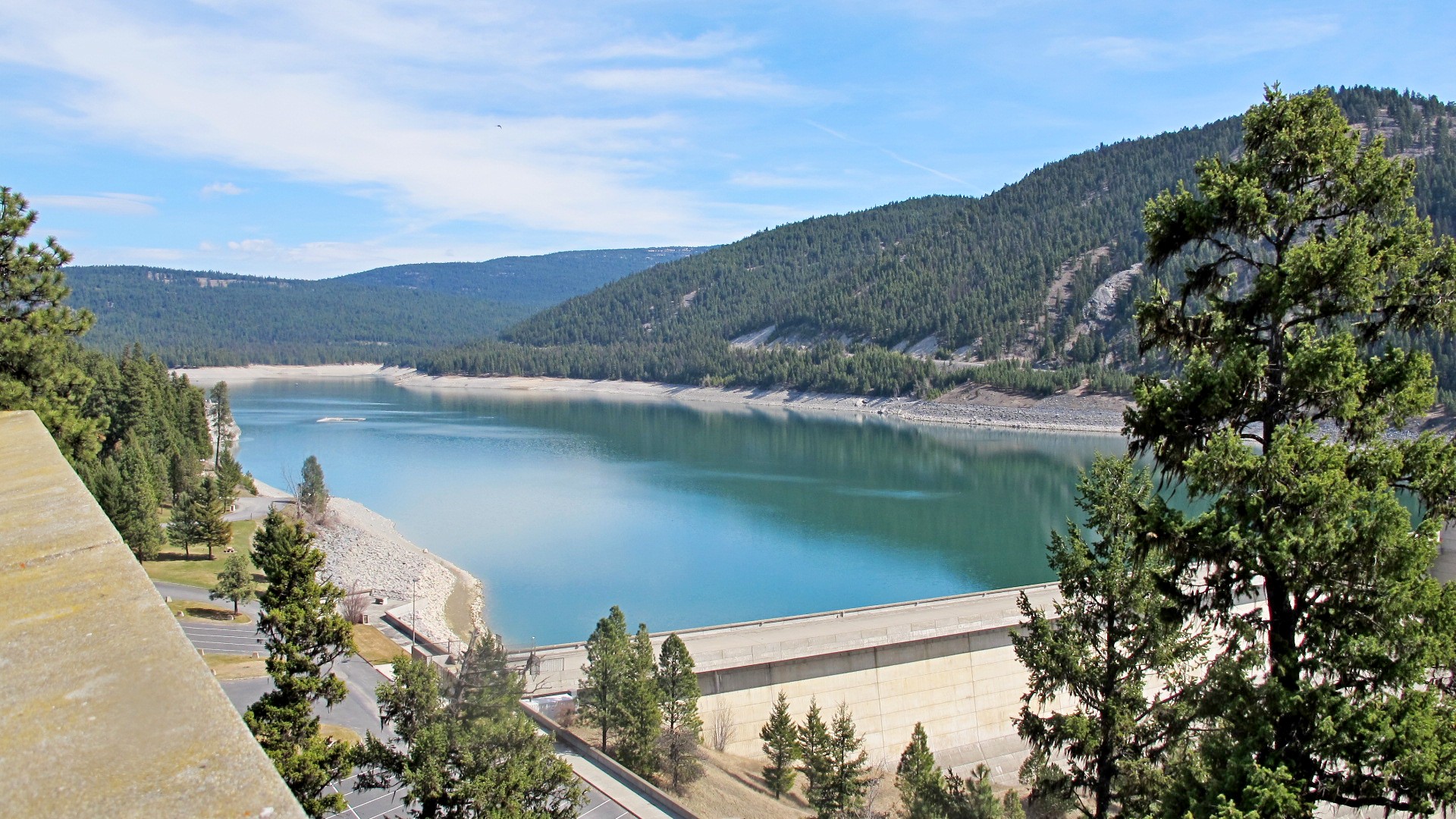Libby Dam Lookout Libby, MT Scenic Roadside LookOuts on